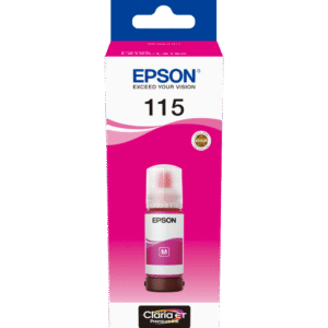 Epson 115 Magenta - Bouteille d'encre Epson EcoTank d'origine (C13T07D34A)