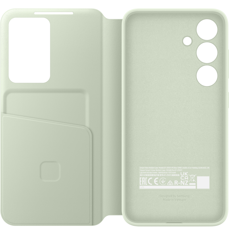 Étui smart View Samsung avec porte-carte pour Galaxy S24 (EF-ZS921CGEGWW)