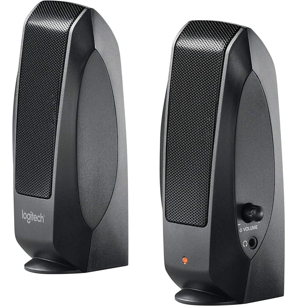 Haut-parleurs Logitech S120 pour PC - Noir (980-000010) – Image 2