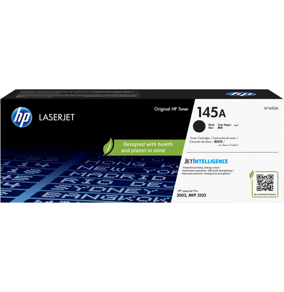 HP 145A Noir (W1450A) - Toner HP LaserJet d'origine