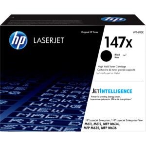 HP 147X Noir - Toner HP LaserJet d'origine à grande capacité (W1470X)