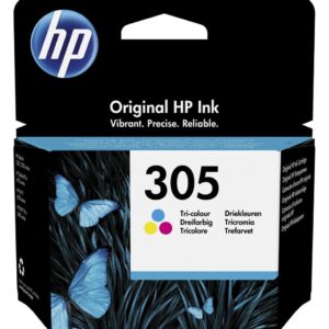 HP 305 trois couleurs - Cartouche d'encre HP d'origine (3YM60AE)