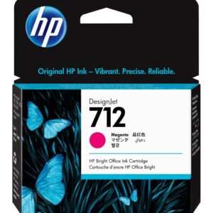 HP 712 Magenta - Cartouche d'encre HP d'origine (3ED68A)