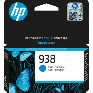 HP 938 Cyan - Cartouche d'encre HP d'origine (4S6X5PE)