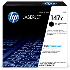 HP Toner noir extra grande capacité LaserJet authentique 147Y (W1470Y)