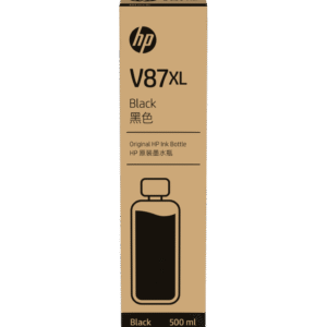 HP V87XL Noir 500ml - Bouteille d'encre HP d'origine (7FN98A)