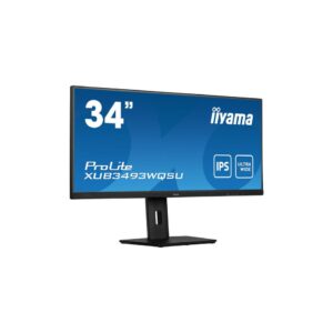 iiyama ProLite XUB3493WQSU-B5 écran plat de PC 86,4 cm (34") 3440 x 1440 pixels UltraWide Quad HD LED Noir (XUB3493WQSU-B5)