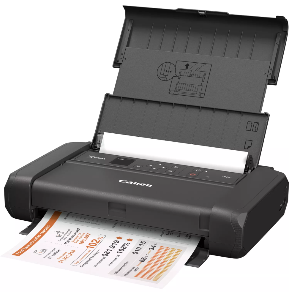 Imprimante Jet d'encre Portable Canon Pixma TR150 avec Batterie (4167C026AC) – Image 2
