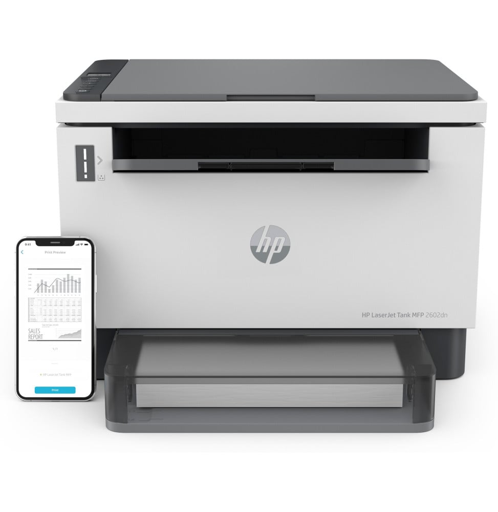 Imprimante Multifonction HP LaserJet Tank MFP 2602dn (2R3F0A)