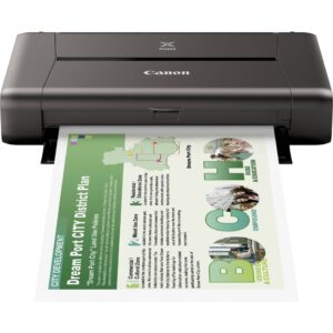 Imprimante Jet d'encre Portable Canon PIXMA iP110 avec batterie (9596B029AB)