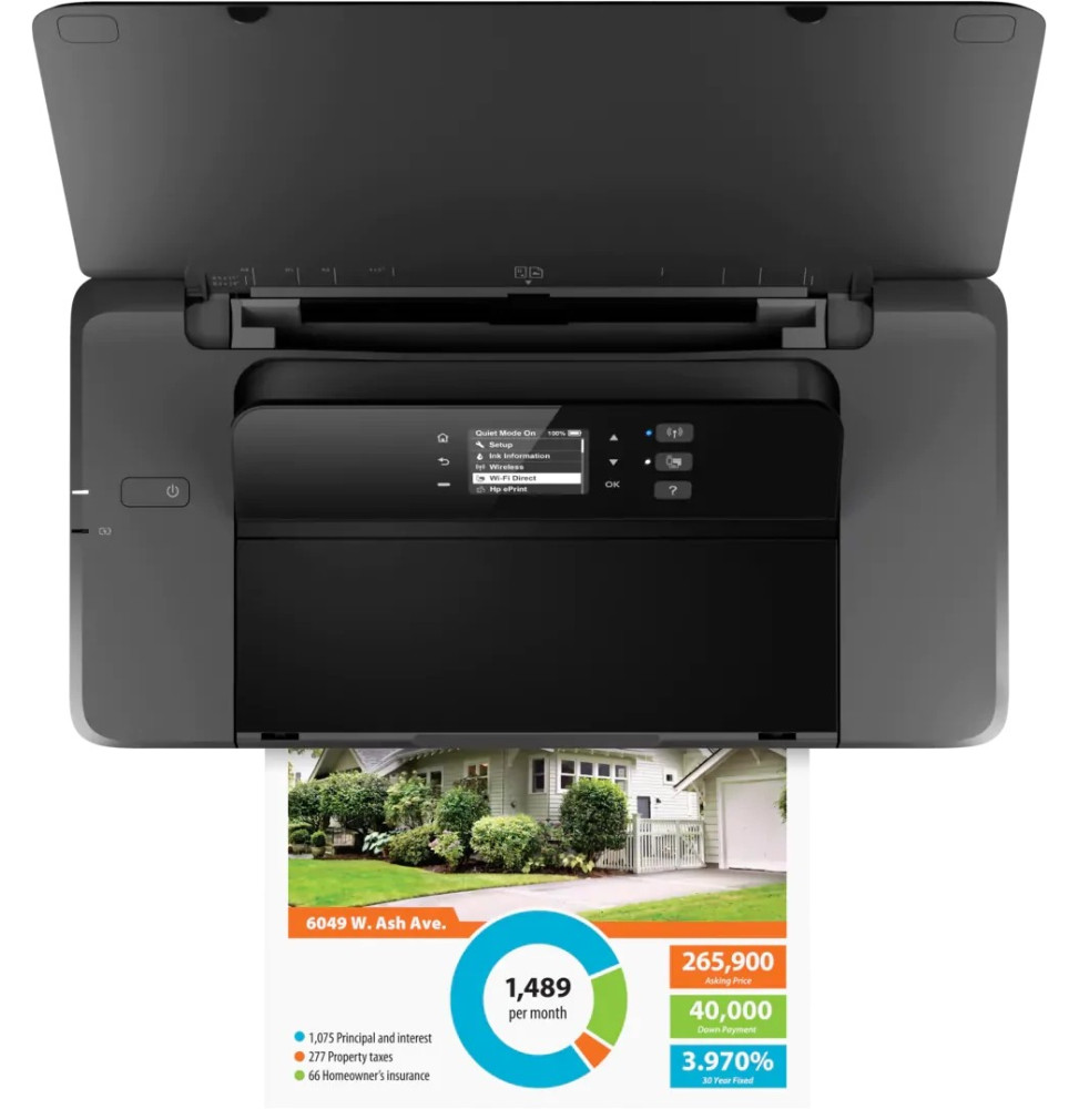 Imprimante Jet d'encre Portable HP OfficeJet 202 (N4K99C) – Image 2