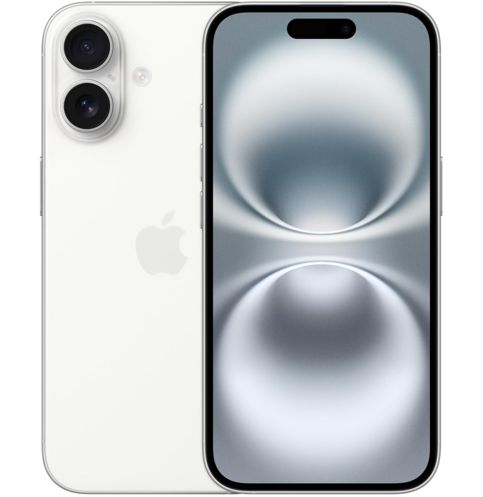 iPhone 16 Plus 128 Go | Couleur blanc (MXVV3ZD/A)