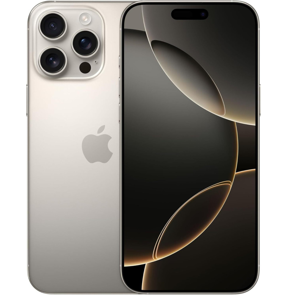 iPhone 16 Pro Max 256 Go | Couleur Titane naturel (MYWY3ZD/A)