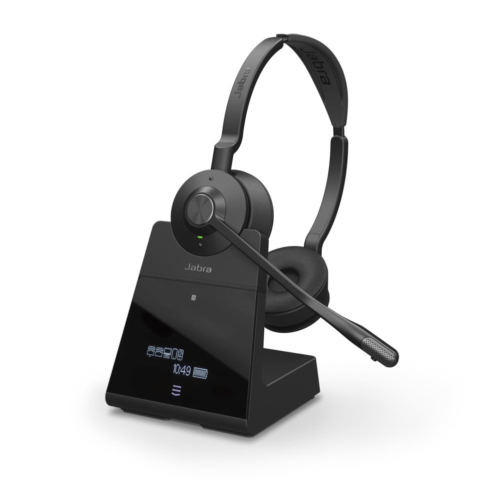 Jabra Engage 75 Stereo Casque Sans fil Arceau Bureau/Centre d'appels Bluetooth Noir (9559-583-111)