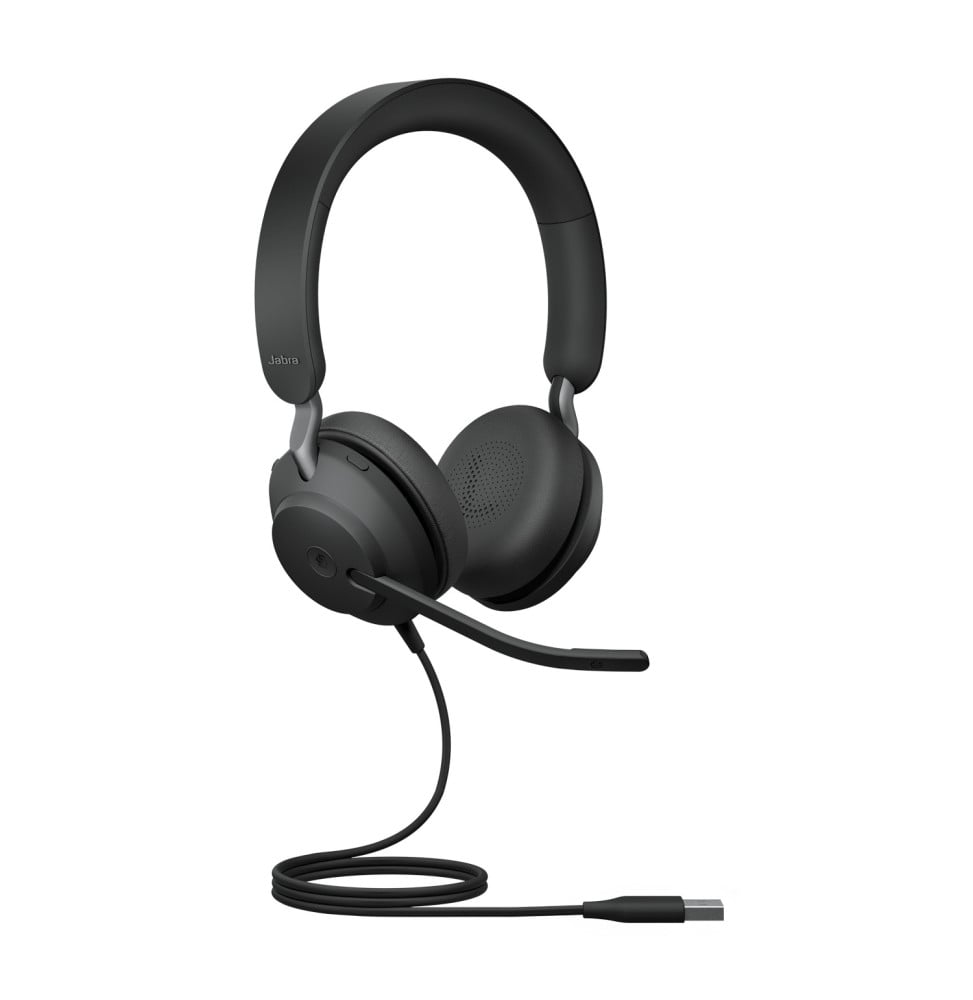 Jabra Evolve2 40 SE Casque Avec fil Arceau Appels/Musique USB Type-A Noir Evolve2 40 SE, USB-A, MS Stereo (24189-999-999) – Image 2
