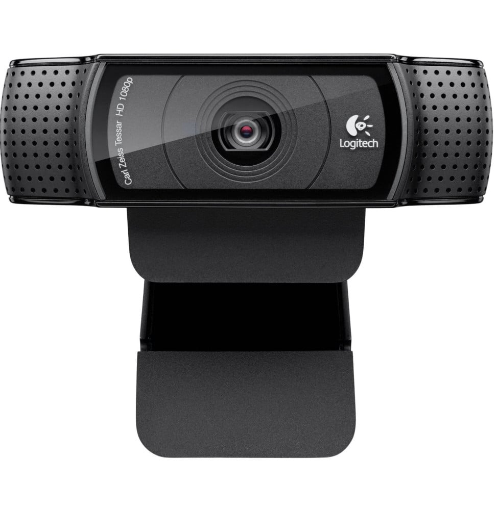 Webcam Logitech HD Pro C920 Refresh - Full HD 1080p avec deux microphones intégrés