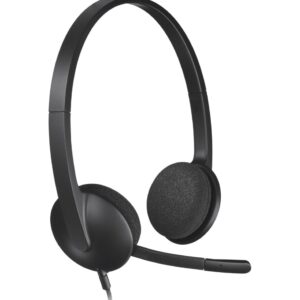 Casque Logitech H340 pour PC avec microphone anti-parasite - USB (981-000475)