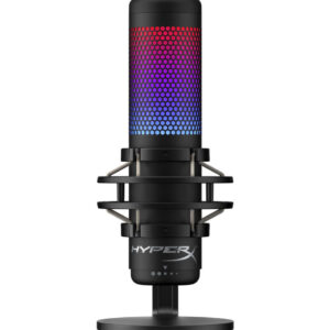 Micro autonome complet HyperX QuadCast HMIQ1S-XX-RG/G pour les streamers, créateurs de contenu et joueurs (4P5P7AA)