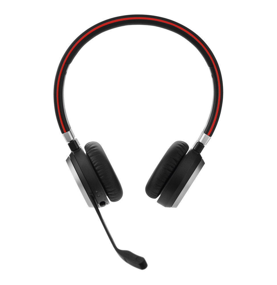 Micro-casque Bluetooth Jabra Jabra Evolve 65 SE avec Socle de chargement Noir (6599-833-399)