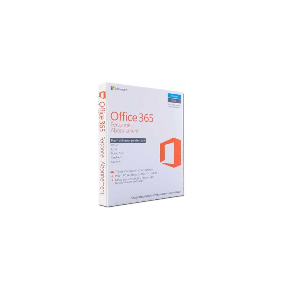 Microsoft Office 365 Personnel Français - 1 an (QQ2-00890)