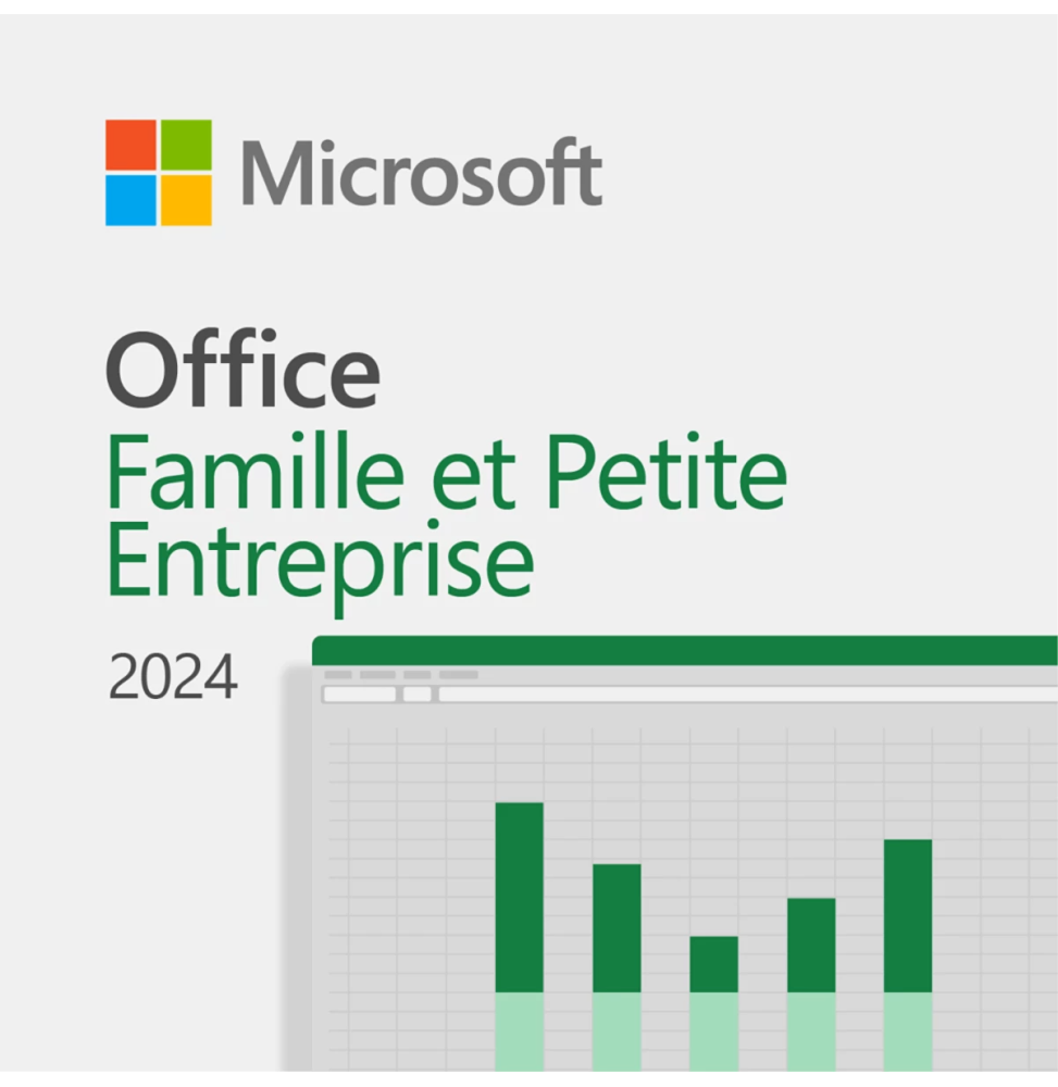 Microsoft Office Famille et Petite Entreprise 2024 - Achat définitif pour 1 PC ou Mac