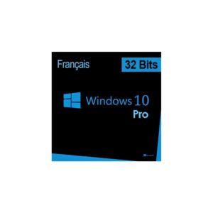 Microsoft Windows 10 Pro 32 bits Français (Licence originale + DVD)