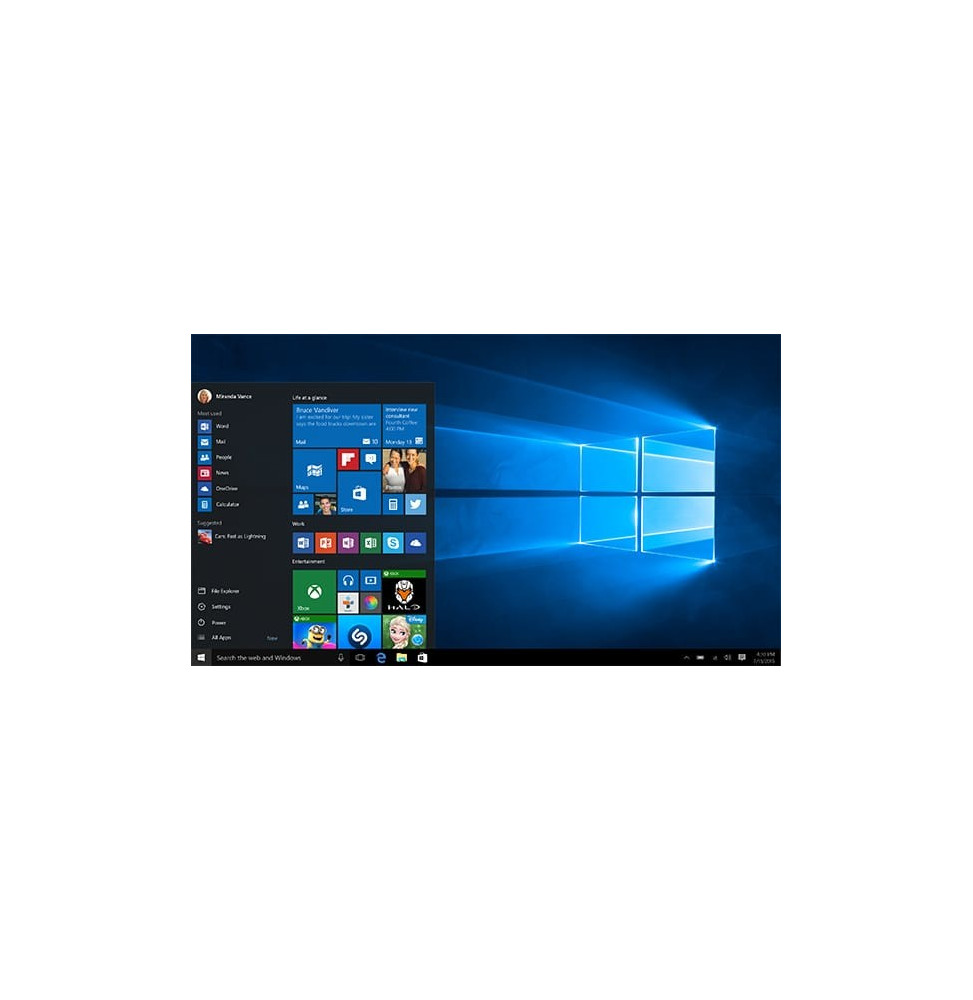 Microsoft Windows 10 Pro 64 Bits - Anglais - 1 Poste (FQC-08929) – Image 2