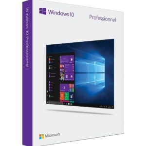 Microsoft Windows 10 Pro 64 bits Français (Licence originale + DVD)