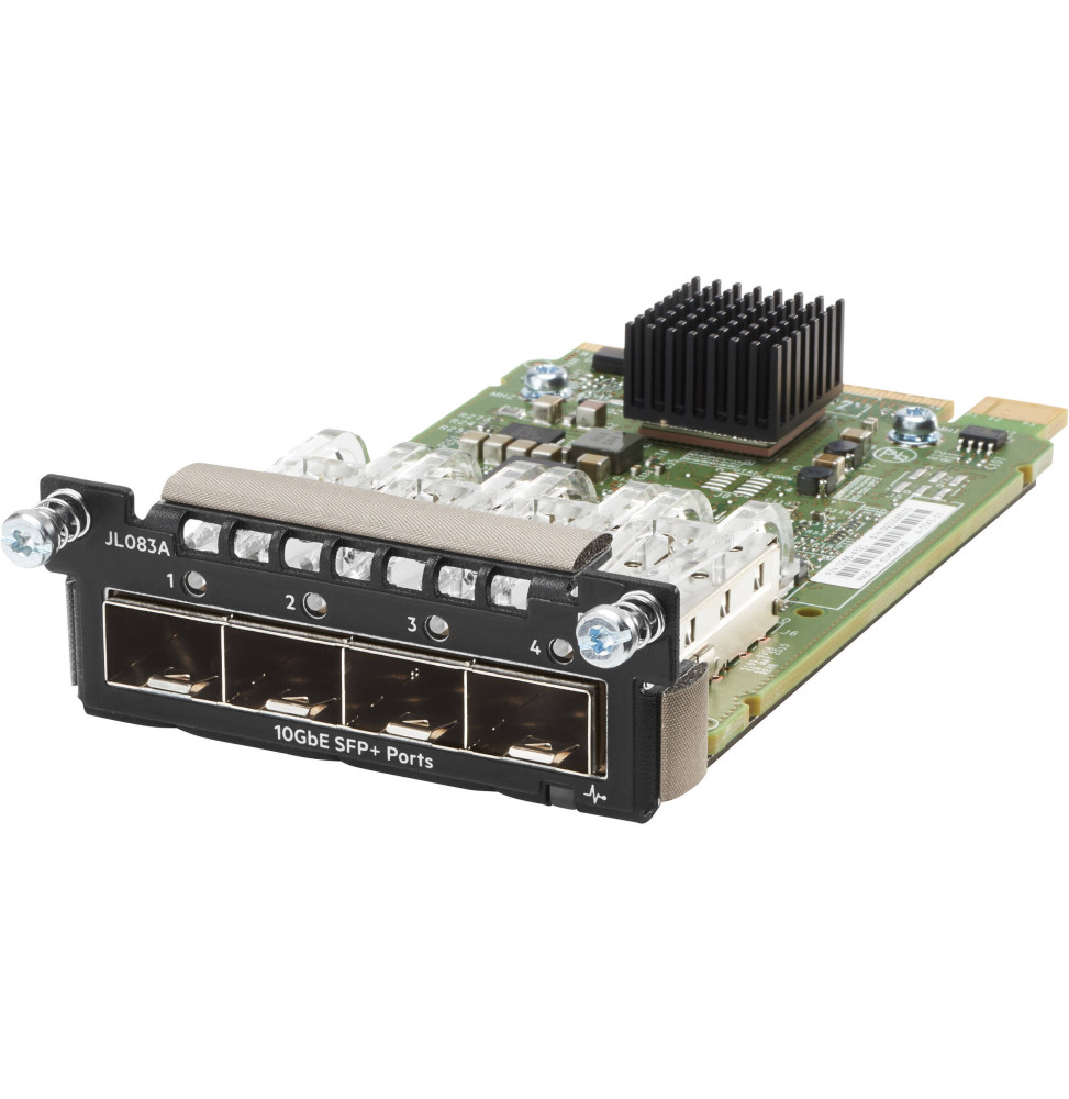 Module Aruba 4 ports pour 3810M et 2930M 4SFP+ (JL083A)