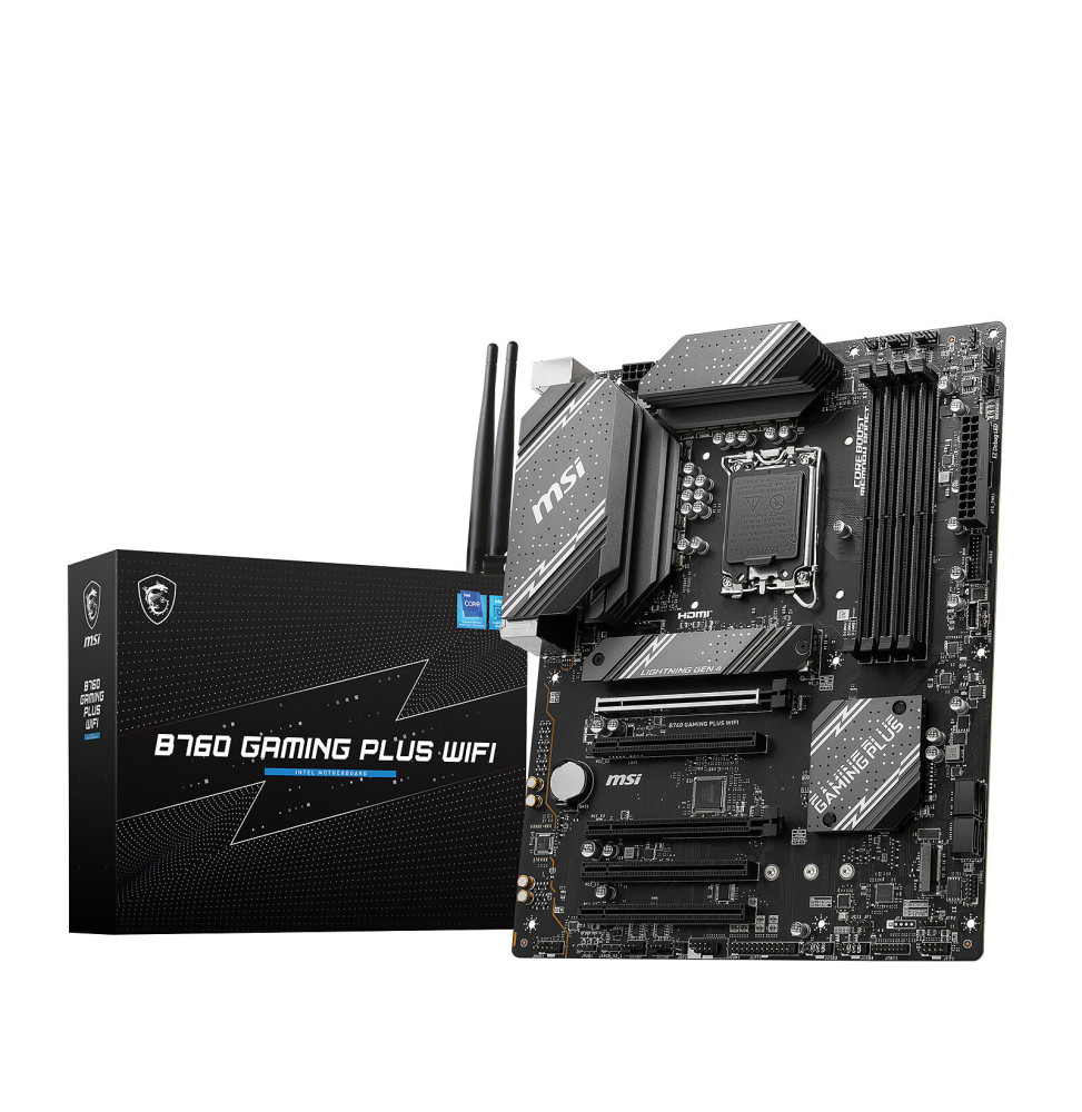 Carte Mère Intel MSI B760 GAMING PLUS WIFI (911-7D98-046)