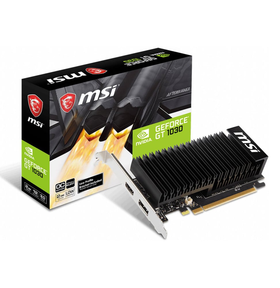 Carte Graphique MSI GeForce GT 1030 2GHD4 LP OC (912-V812-037)