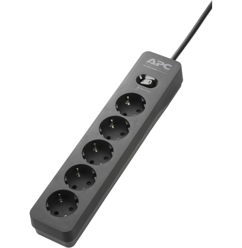Multiprise parasurtenseur APC SurgeArrest Essential PME5B-GR - 5 prises FR (Schuko) / 2300 W – Image 2
