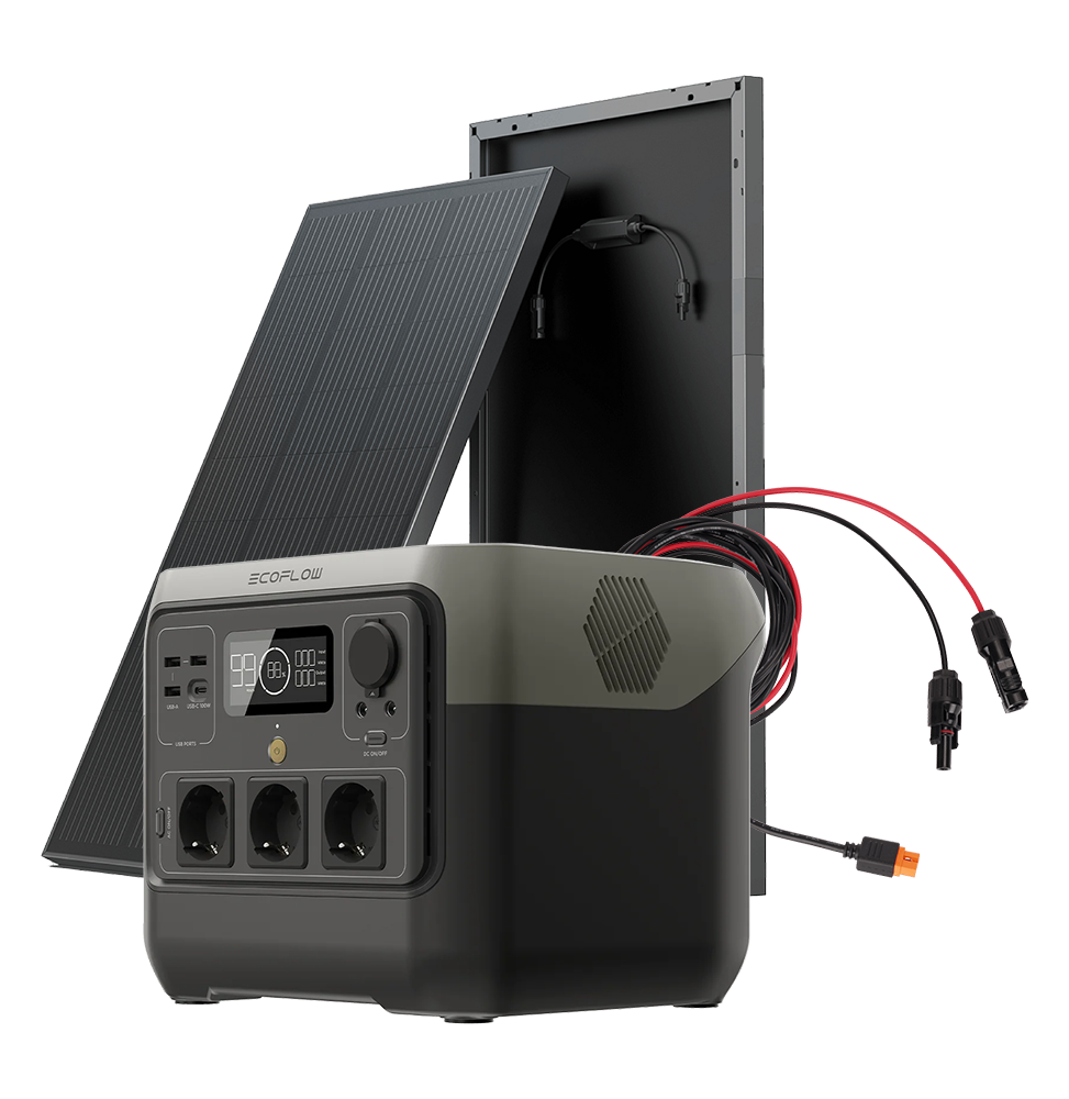Offre Spéciale : EcoFlow River 2 Pro avec 2 Panneaux Solaires 100W + Câble MC4 to XT60 Offerts