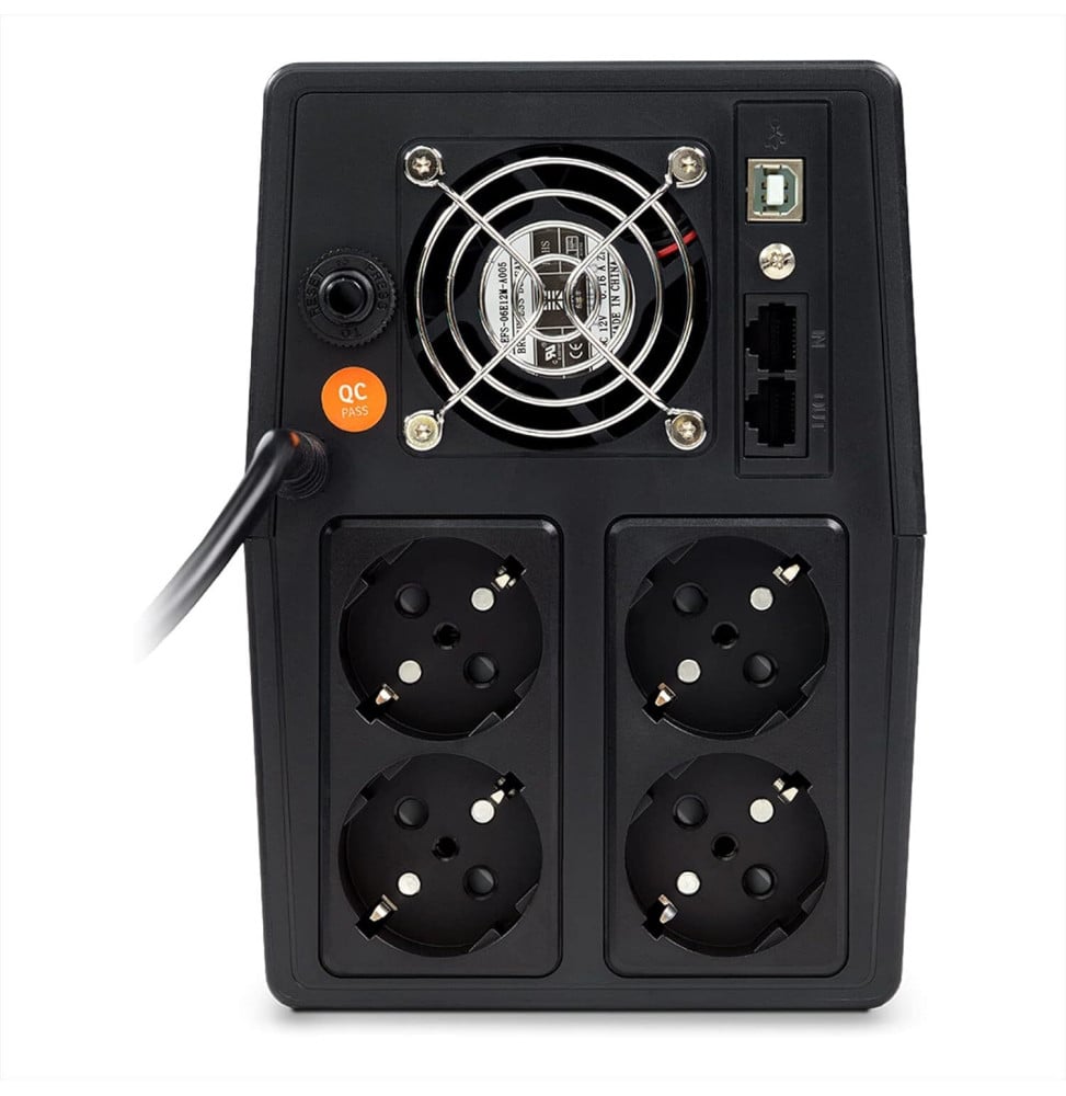 Onduleur Line-interactive nJoy Horus Plus 2000 - 1200W / 2000 VA - 4 prises FR (PWUP-LI200H1-AZ) – Image 2
