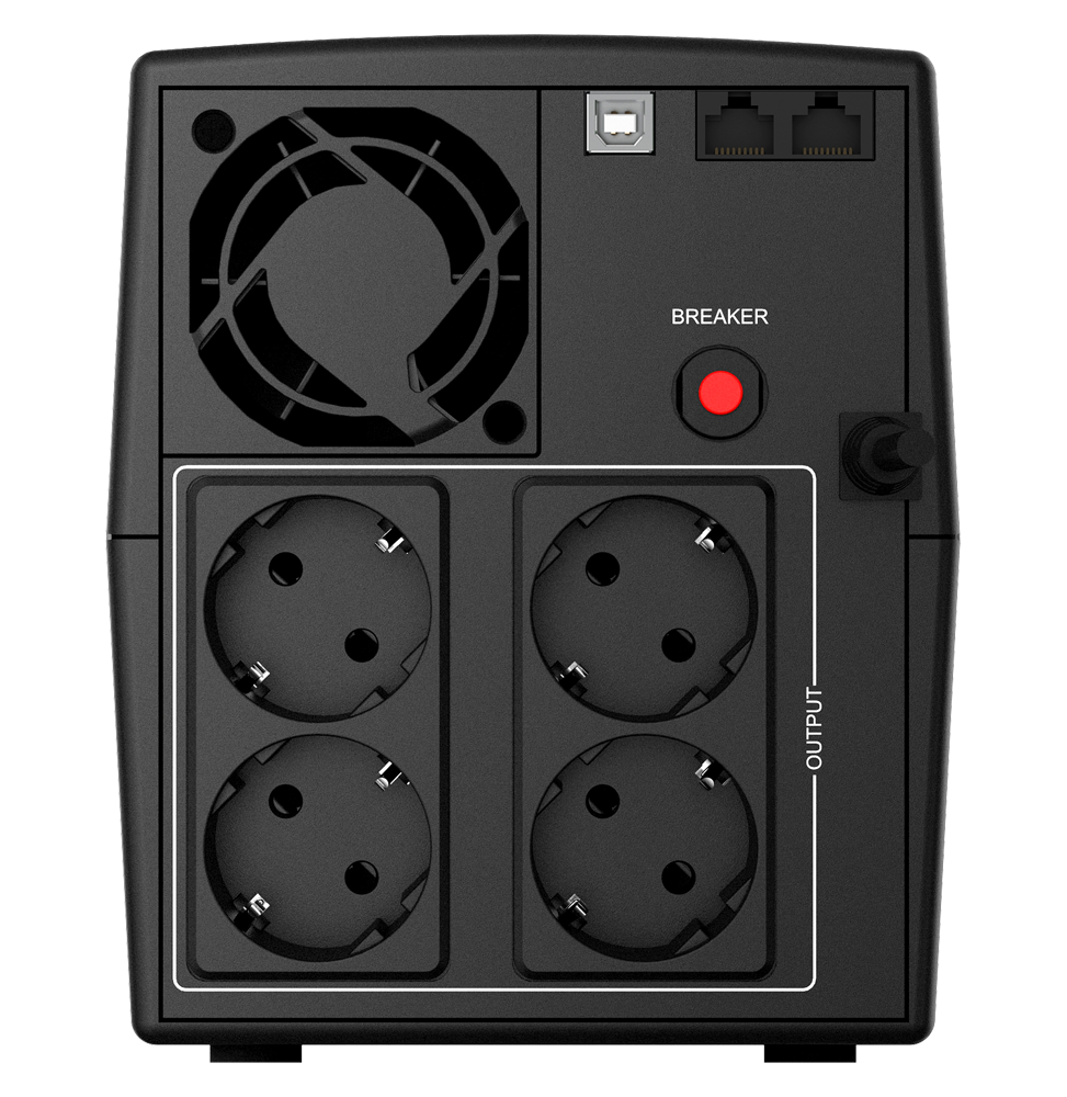 Onduleur Line-interactive nJoy Keen 1500 USB - 900 W / 1500 VA - 4 prises FR (UPLI-LI150KU-CG) – Image 2