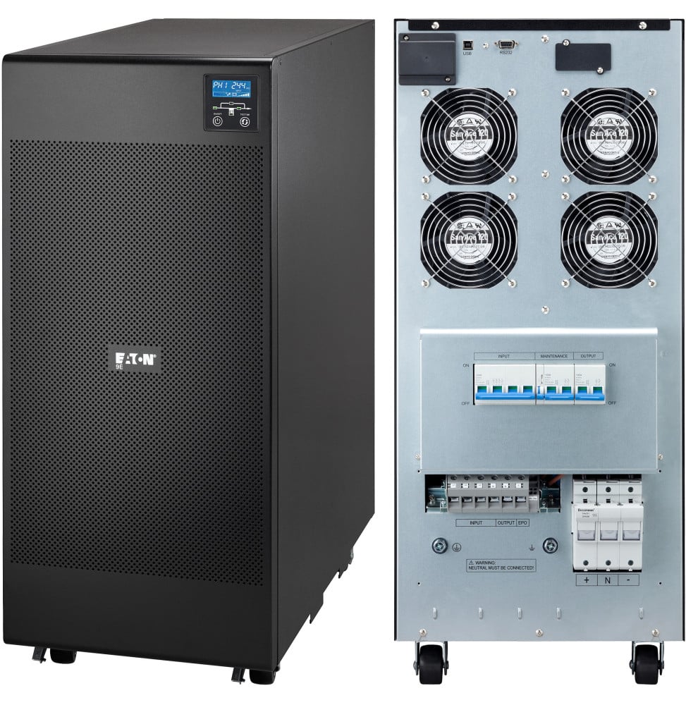 Onduleur On-line Eaton 9E 9E15KI - 12000 W / 15 kVA - Bornier