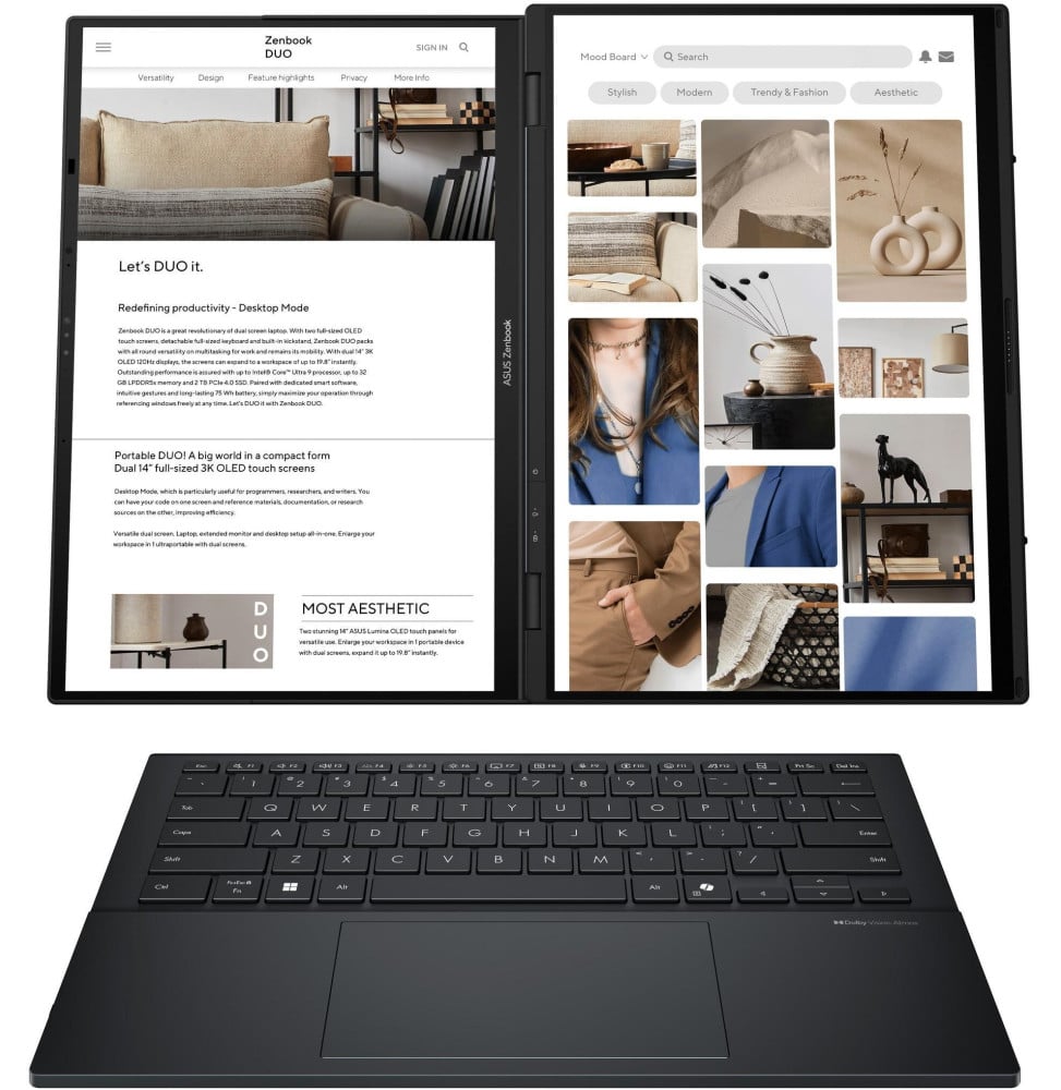 Ordinateur portable Asus Zenbook Duo (UX8406CA-PZ005W) – Image 2