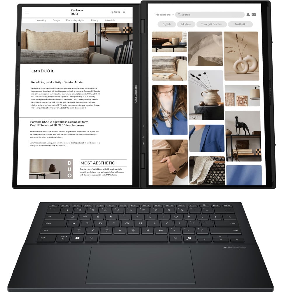 Ordinateur portable Asus Zenbook Duo (UX8406CA-PZ043W) – Image 2