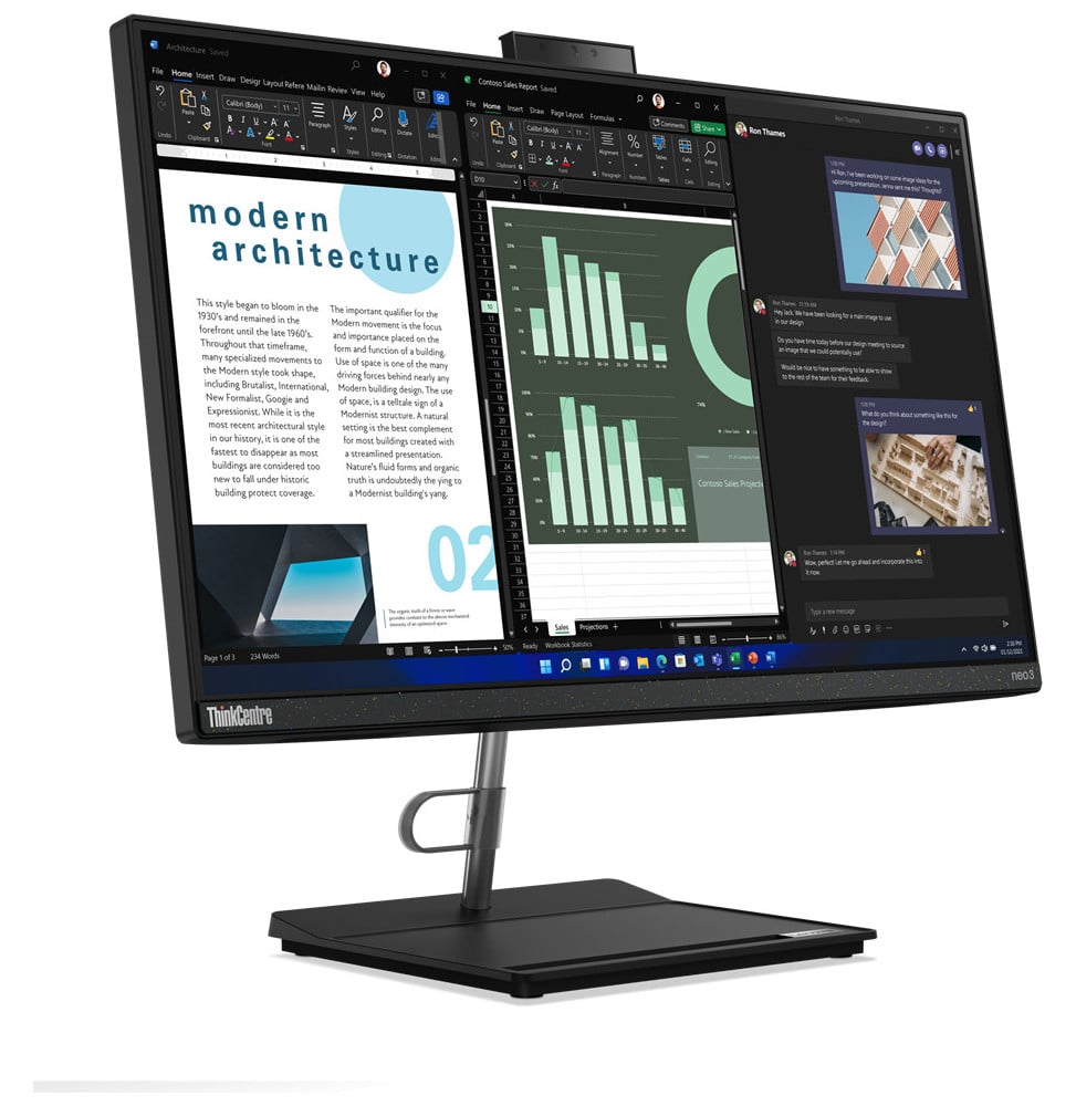 Ordinateur Tout-en-un Lenovo ThinkCentre neo 30a 24 (12B00090FM)