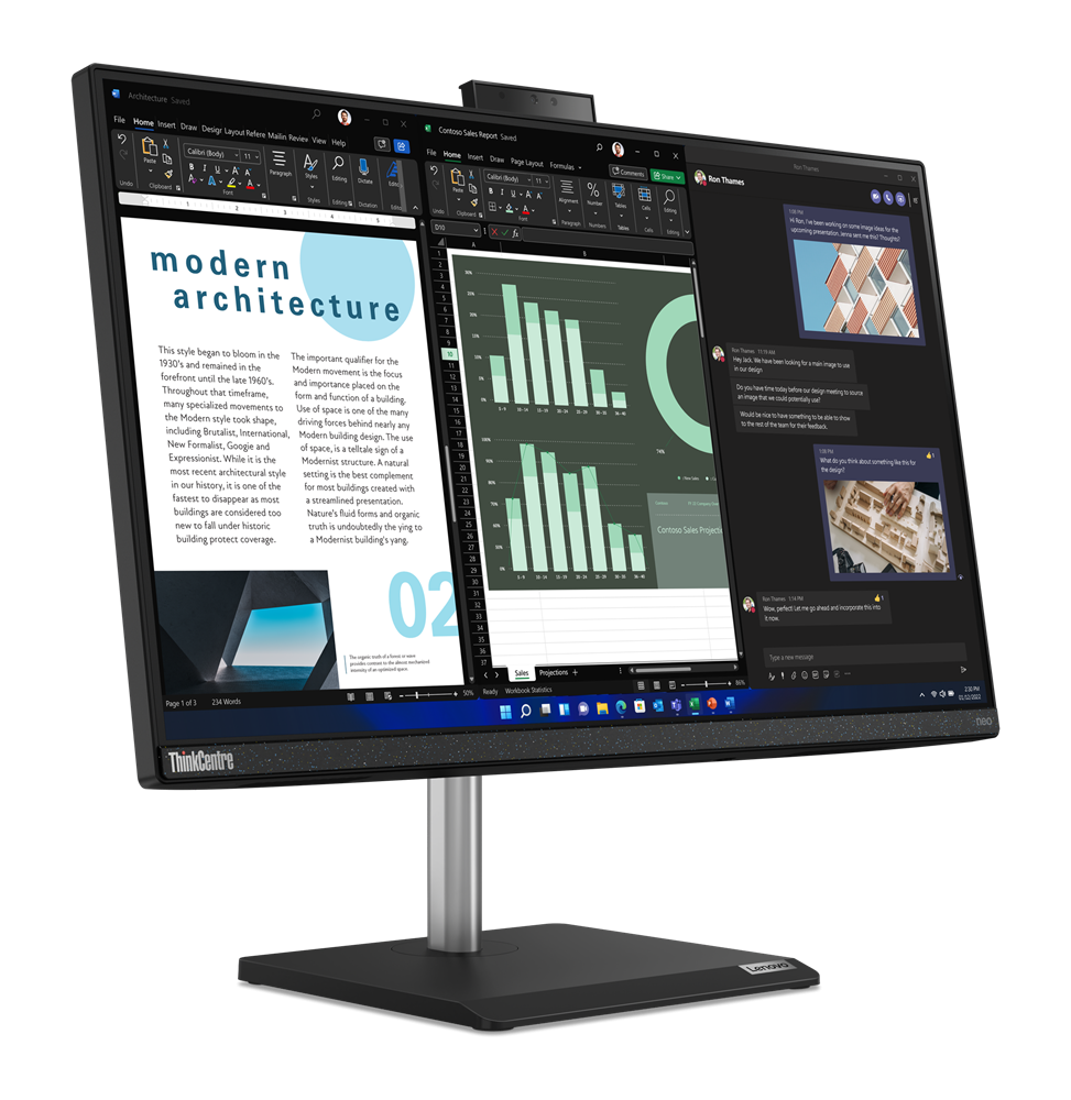 Ordinateur Tout-en-un Lenovo ThinkCentre neo 30a 24 Gen4 (12JY0020FM) – Image 2