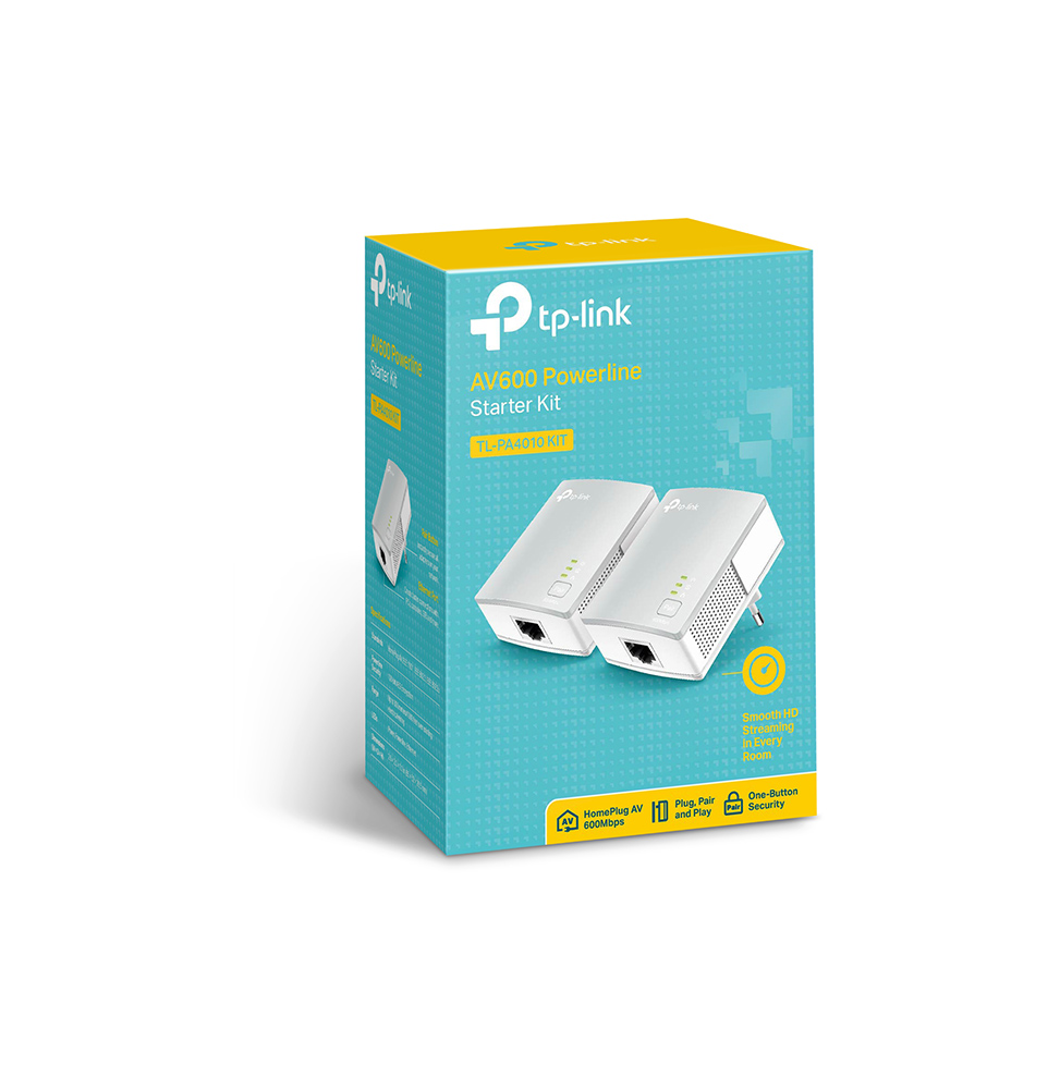 Pack de 2 CPL TP-Link AV600 Nano, 1 port Ethernet 100 Mbps (TL-PA4010KIT) – Image 2