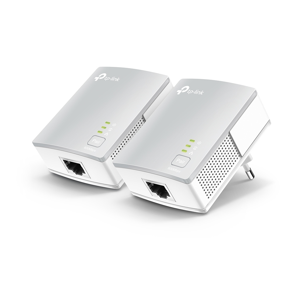 Pack de 2 CPL TP-Link AV600 Nano, 1 port Ethernet 100 Mbps (TL-PA4010KIT)