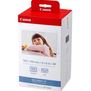 Papier Photo Canon + encre KP-108IN - 108 tirages (3115B001AA)