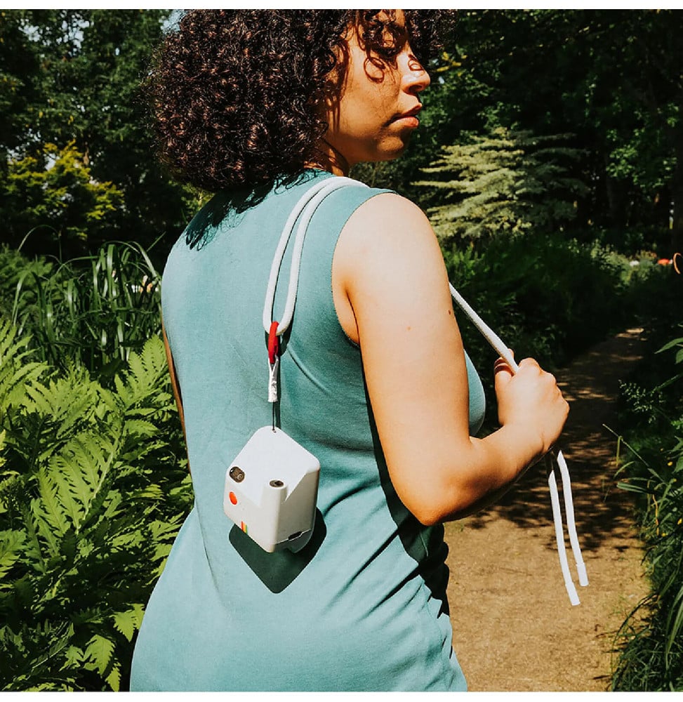 POLAROID Bandoulière pour Appareil Photo Polaroid Go Ajustable en Nylon Blanc – Image 2