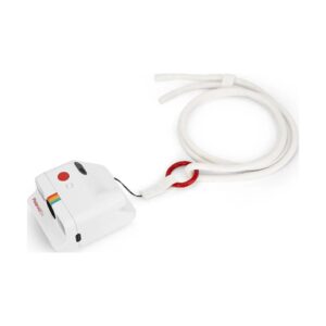 POLAROID Bandoulière pour Appareil Photo Polaroid Go Ajustable en Nylon Blanc