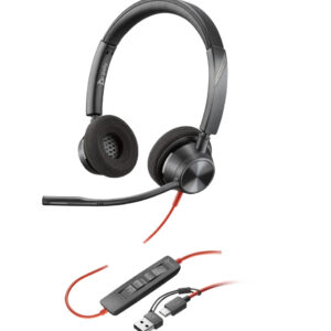 POLY Micro-casque Blackwire 3320 stéréo USB-C + adaptateur USB-C/A (8X219AA)