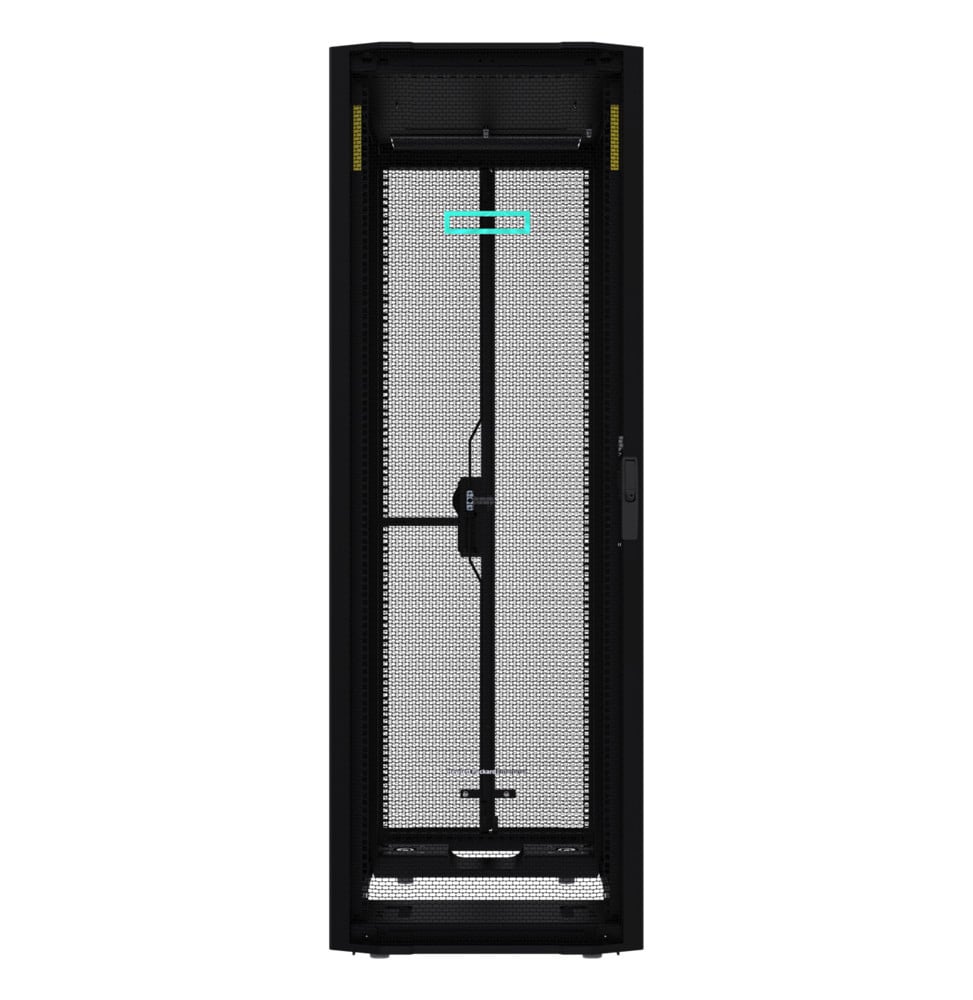 Rack sur palette avancé HPE 42U 600 mm x 1 075 mm G2 avec panneaux latéraux et baies (P9K07A)