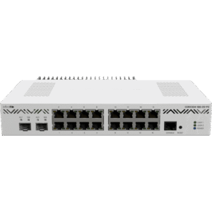 Routeur Gigabit MikroTik 16 ports + 2 ports SPF+ (CCR2004-16G-2S+PC)