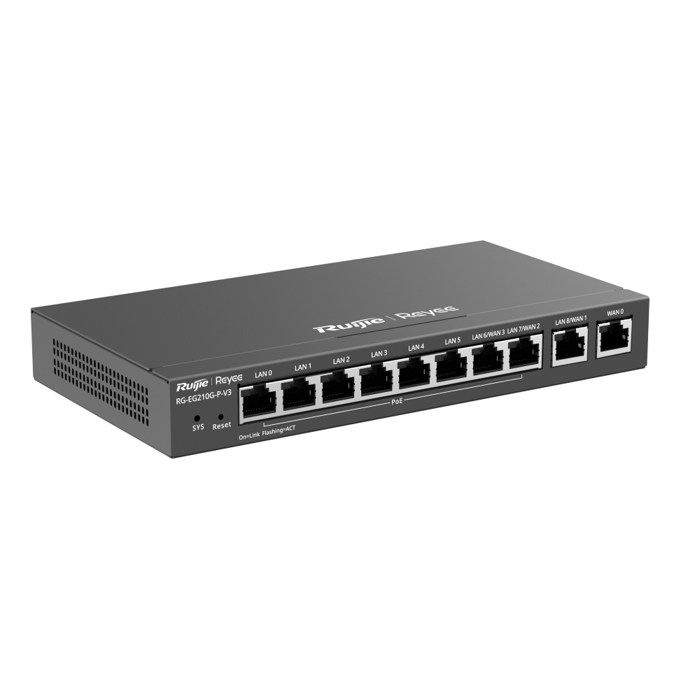 Routeur professionnel Reyee RG-EG210G-P-V3 10 Ports 600Mbps – Image 2