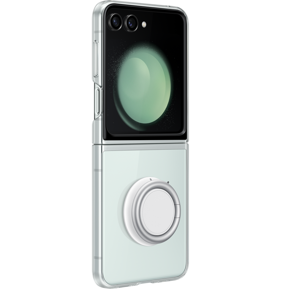 Samsung coque transparente avec support amovible pour Galaxy Z Flip 5 (EF-XF731CTEGWW) – Image 2